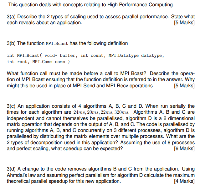 Solved This question deals with concepts relating to High | Chegg.com