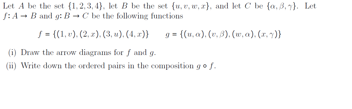 Solved Let A Be The Set {1,2,3,4}, Let B Be The Set | Chegg.com