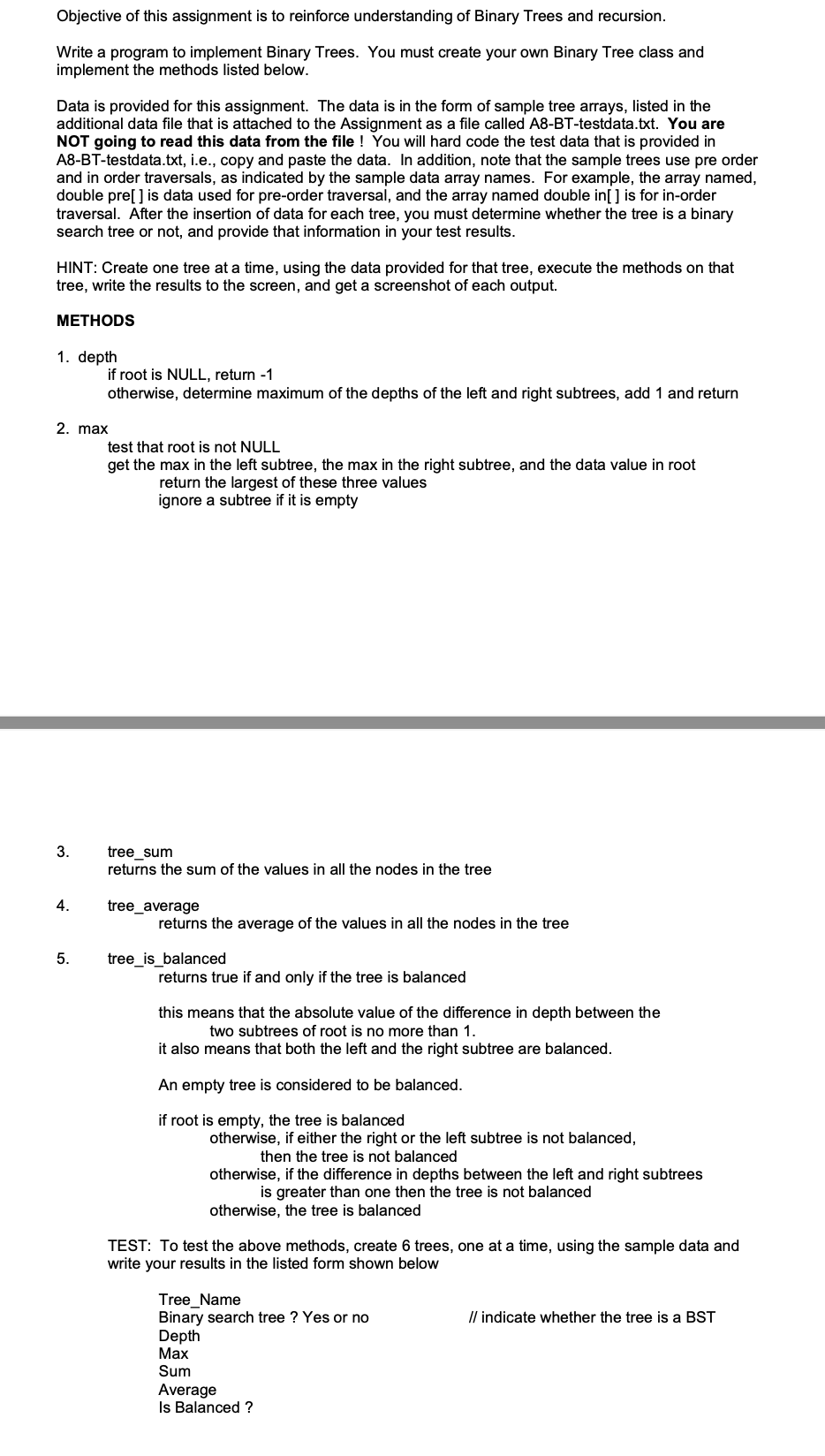 Solved Objective of this assignment is to reinforce | Chegg.com