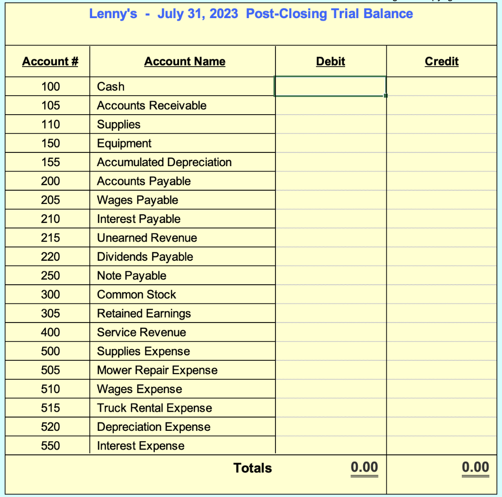 Solid Footing 15e Chapter 10 Accounting Cycle Project