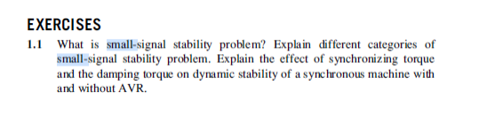 solved-exercises-1-1-what-is-small-signal-stability-problem-chegg