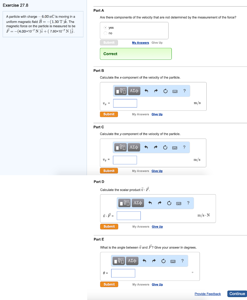 Solved Exercise 27.8 Part A Are there components of the | Chegg.com