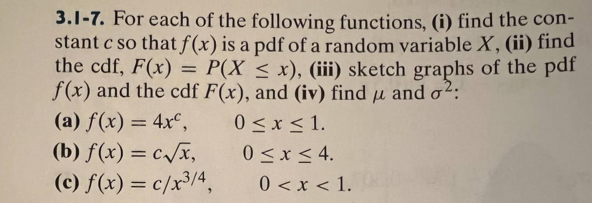 Solved For each of the following functions, find a. f(p); b.