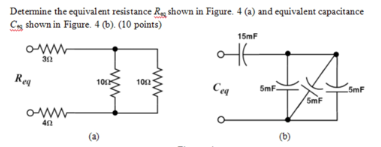 Solved Determine the equivalent resistance Raq shown in | Chegg.com