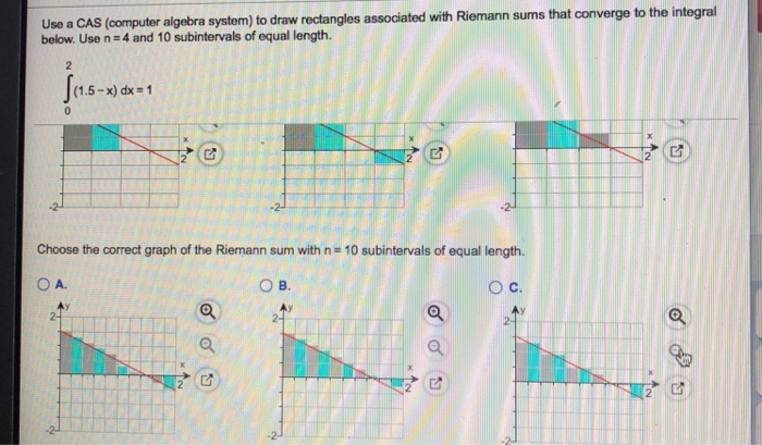 Solved tem) to draw rectangles associated with Riemann sums | Chegg.com