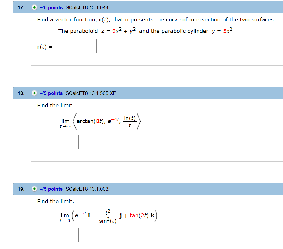 Solved EXAMPLE 6 Find a vector functlon that represents the | Chegg.com