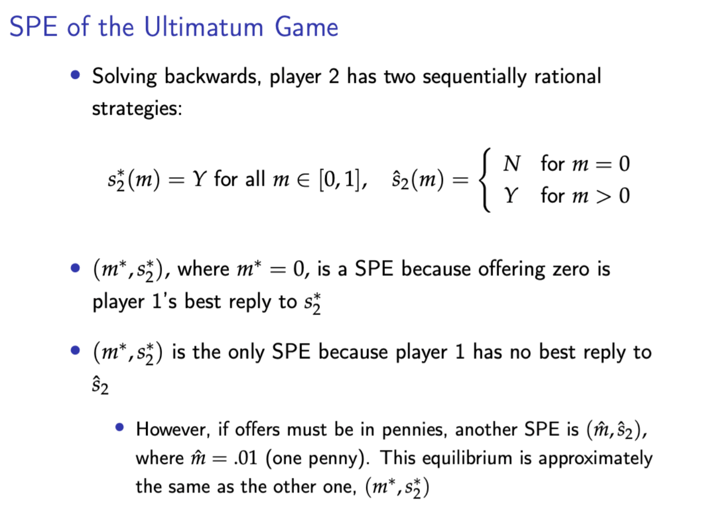 Consider the ultimatum game in LN 8(Picture 1&2). | Chegg.com
