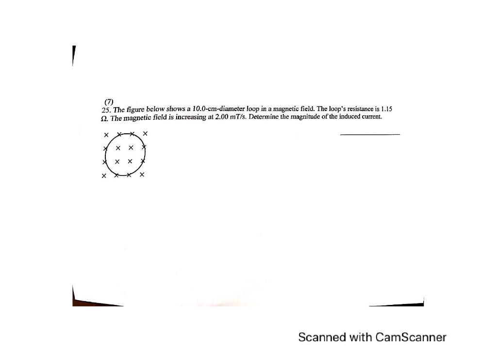 Solved (7) 25. The figure below shows a 10.0cmdiameter