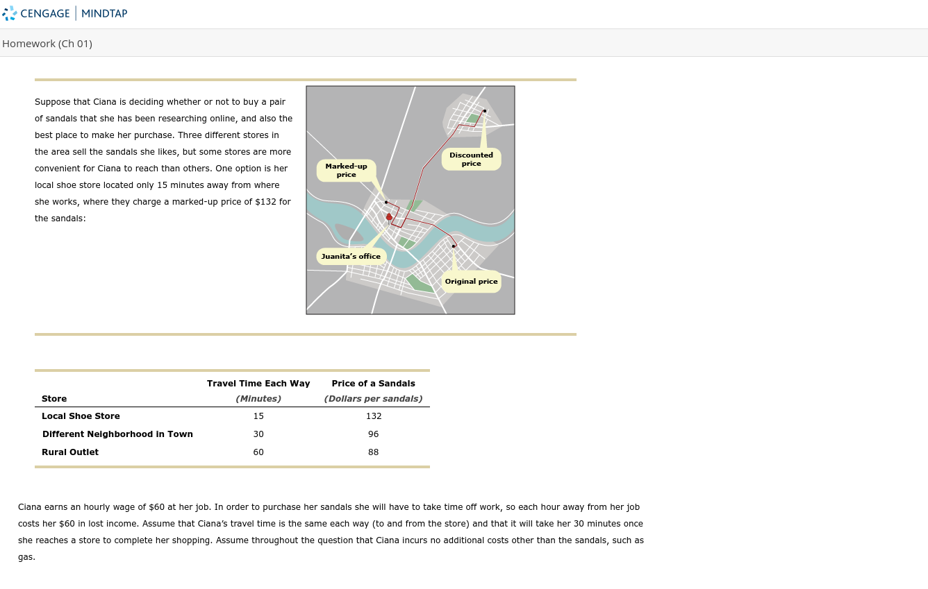 Solved Suppose that Ciana is deciding whether or not to buy | Chegg.com
