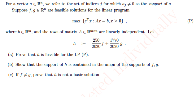 For A Vector A Er We Refer To The Set Of Indices Chegg Com