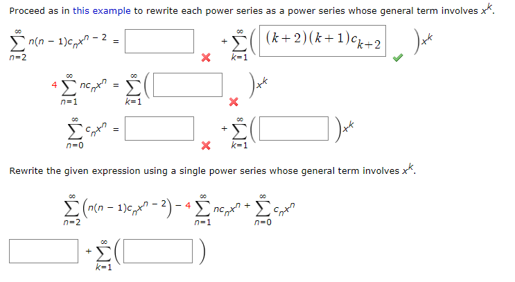 Solved Proceed as in this example to rewrite each power | Chegg.com