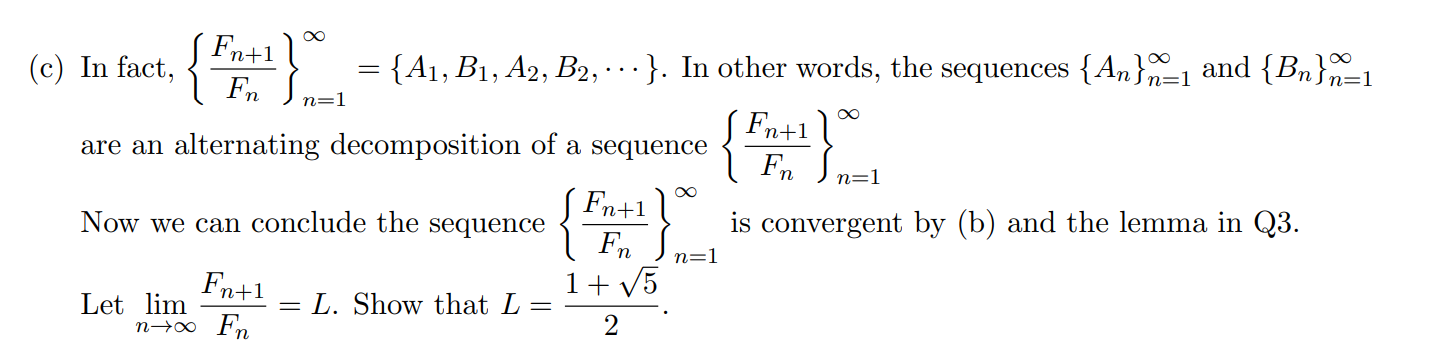 Solved In this problem, we are going to prove a sequence is | Chegg.com