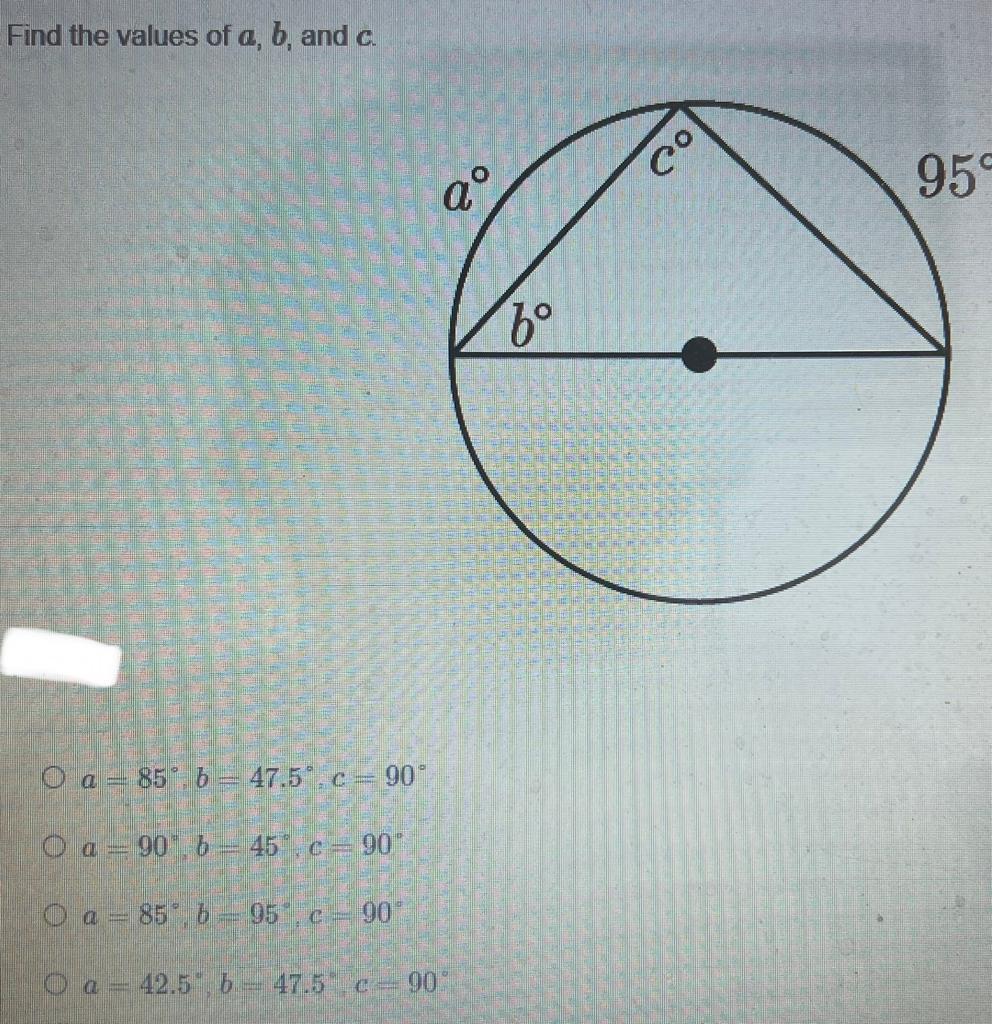 Solved Find The Values Of A,b, And C. | Chegg.com