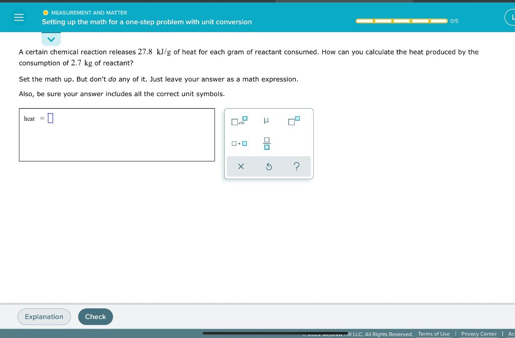 Solved MEASUREMENT AND MATTER = Setting Up The Math For A | Chegg.com