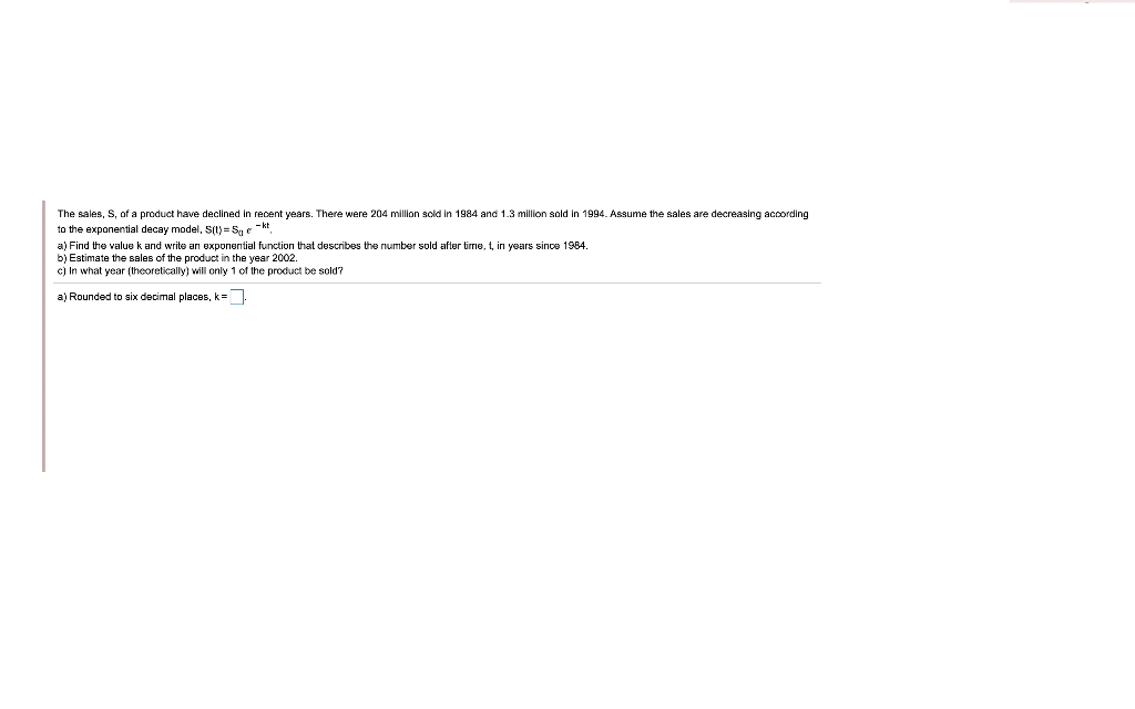 Solved Please circle the answer and make it visible and | Chegg.com
