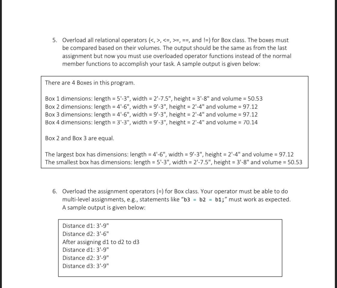 Solved In this assignment, you will apply your operator | Chegg.com