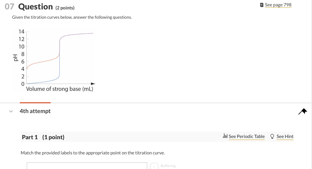 Solved 07 Question e See page 798 (2 points) Given the | Chegg.com