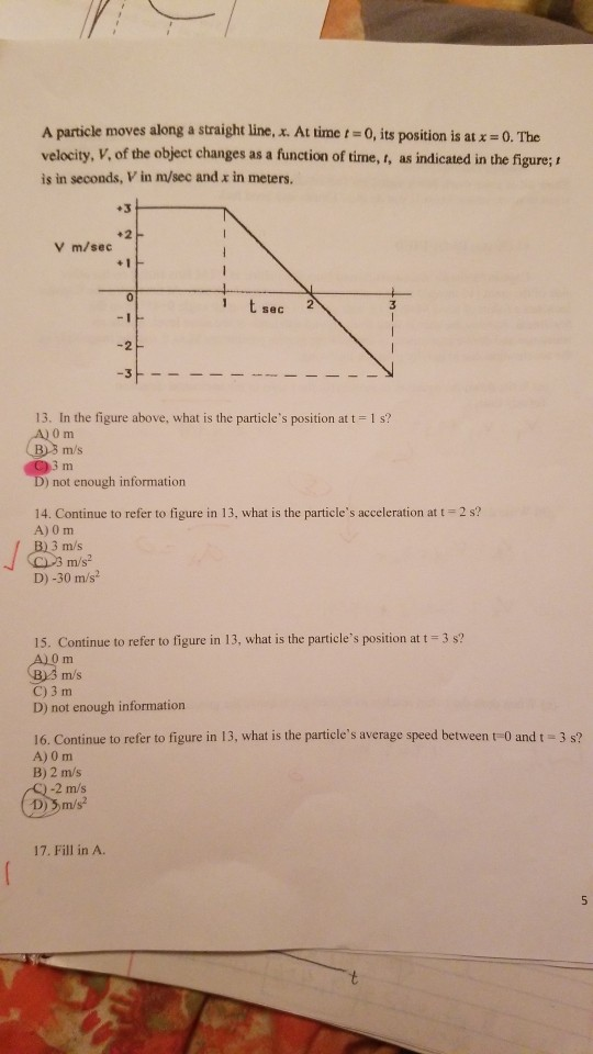 Solved A Particle Moves Along A Straight Line At Time Chegg Com Solved A Particle Moves Along A Straight Line At Time Chegg Com