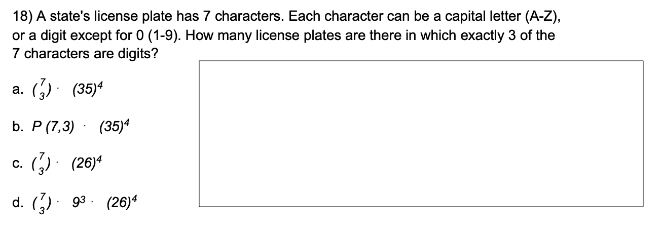 solved-18-a-state-s-license-plate-has-7-characters-each-chegg