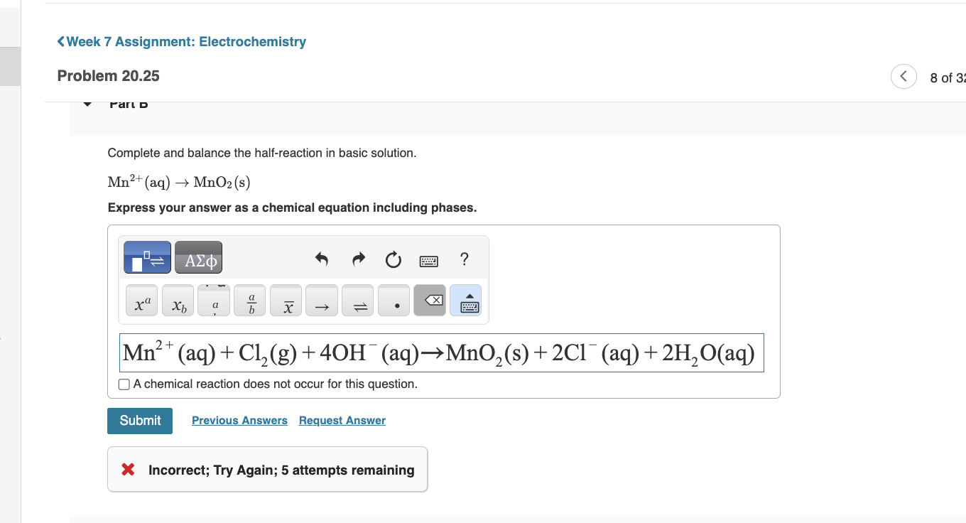 Solved Complete And Balance The Half-reaction In Basic | Chegg.com