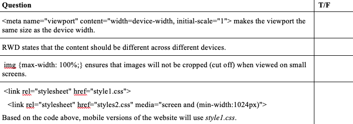 Question T F Chegg Com