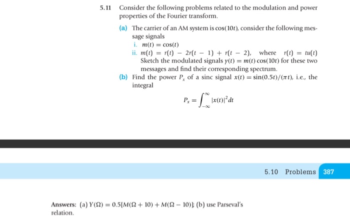 Solved Consider the following problems related to the | Chegg.com