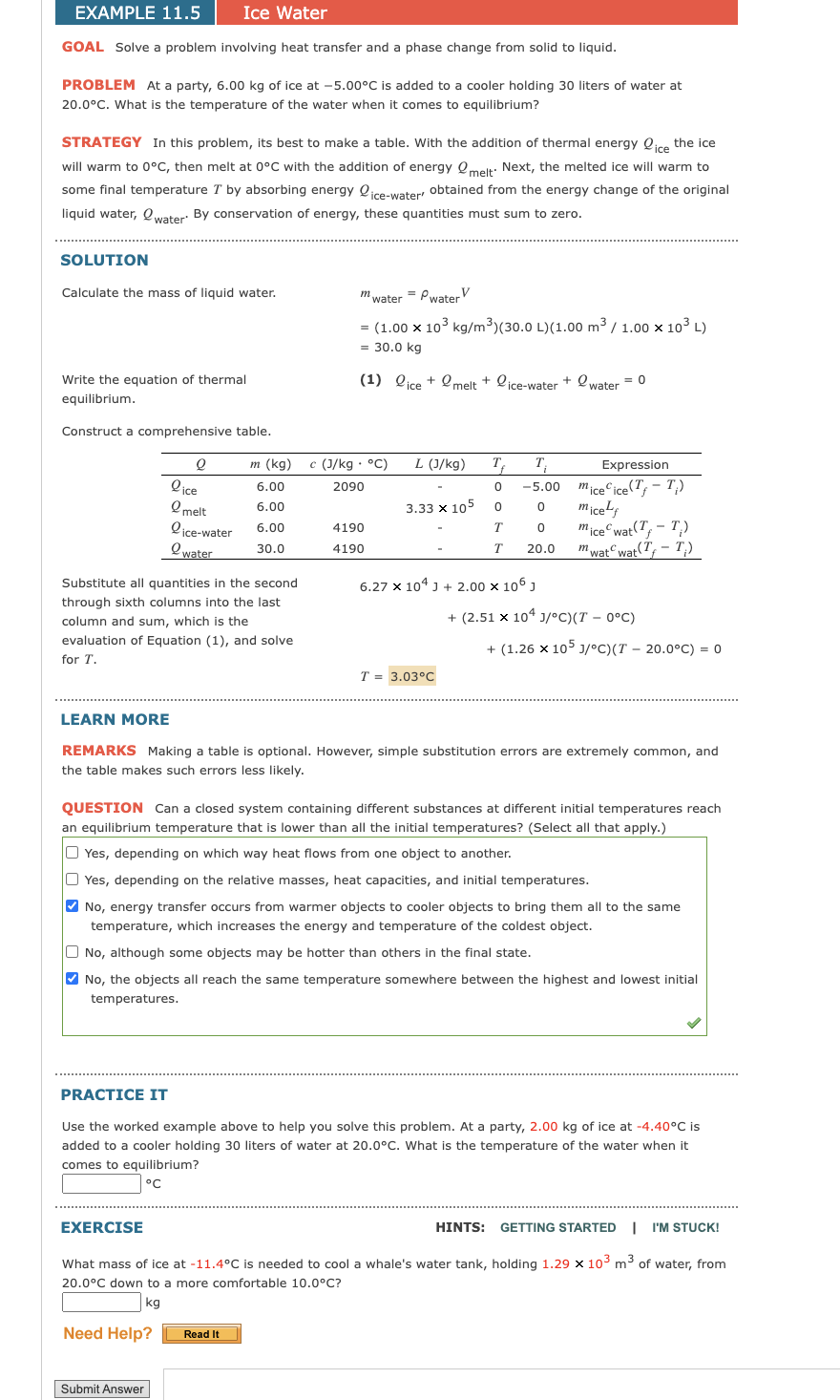 Solved GOAL Solve A Problem Involving Heat Transfer And A | Chegg.com