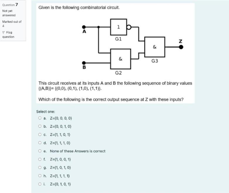 Solved Given Is The Following Combinatorial Circuit Question | Chegg.com