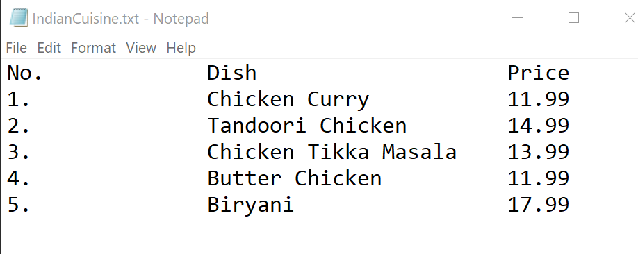 Solved PYTHON Programming ONLY. Write a food ordering | Chegg.com