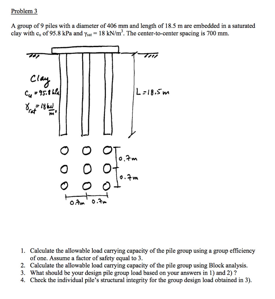 solved-problem-3-a-group-of-9-piles-with-a-diameter-of-406-chegg