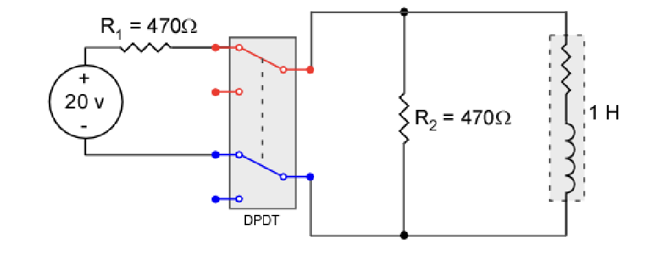 Solved In the second state the double pole - double throw | Chegg.com