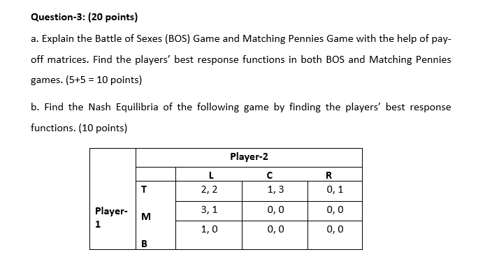 Solved Question-3: (20 points) a. Explain the Battle of | Chegg.com