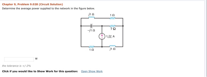 Solved Chapter 9, Problem 9.028 (Circuit Solution) Determine | Chegg.com