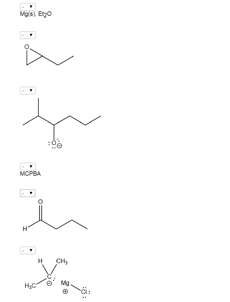 Solved Complete The Two Syntheses Shown By Placing The | Chegg.com