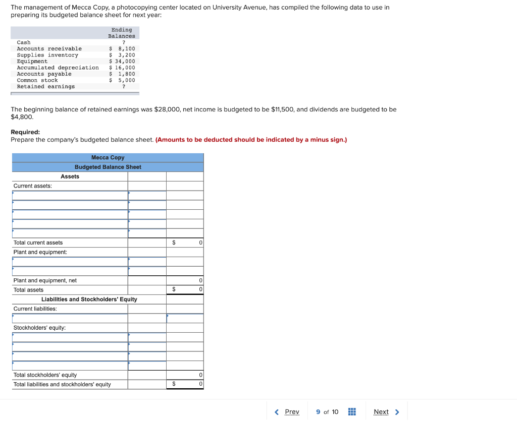 Solved The management of Mecca Copy, a photocopying center