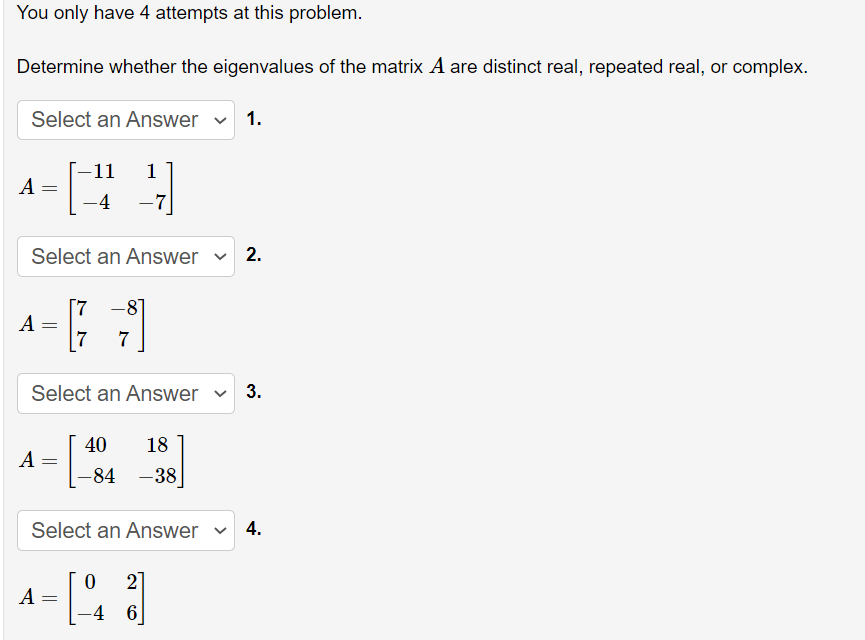 Solved You only have 4 attempts at this problem. Determine | Chegg.com