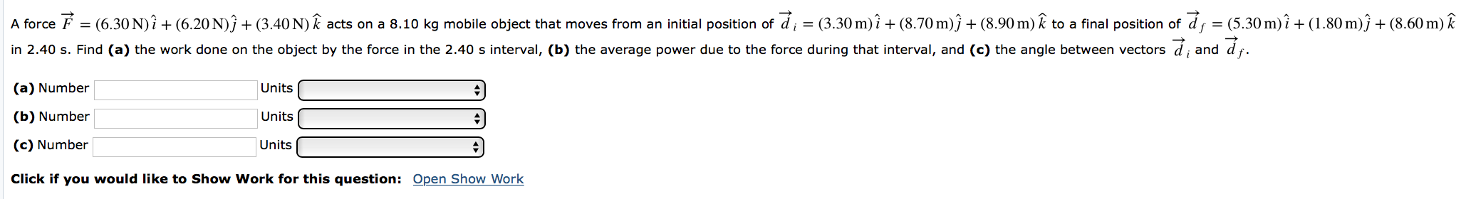 Solved A Force F 6 30 N ừ 6 n ị 3 40 N A Acts O Chegg Com