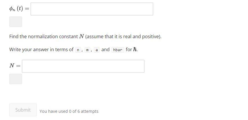 Solved Consider a 1D problem for a particle of mass m that | Chegg.com