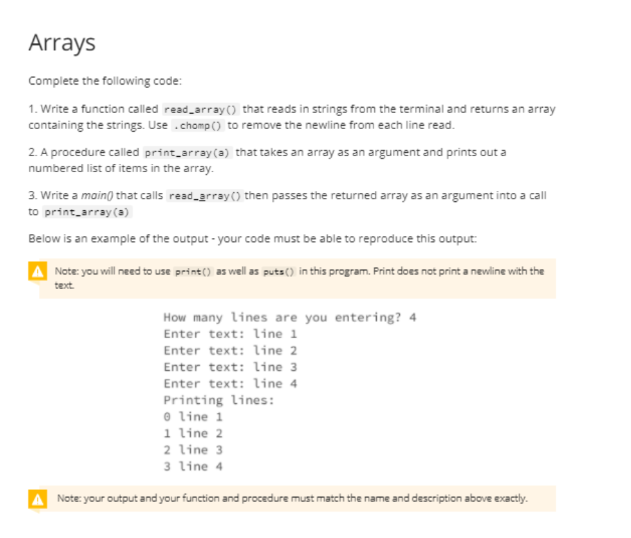 arrays-complete-the-following-code-1-write-a-function-called-read-array-that-reads-in