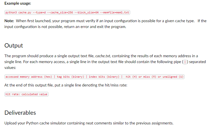 Solved Write a Python program to simulate reading a | Chegg.com