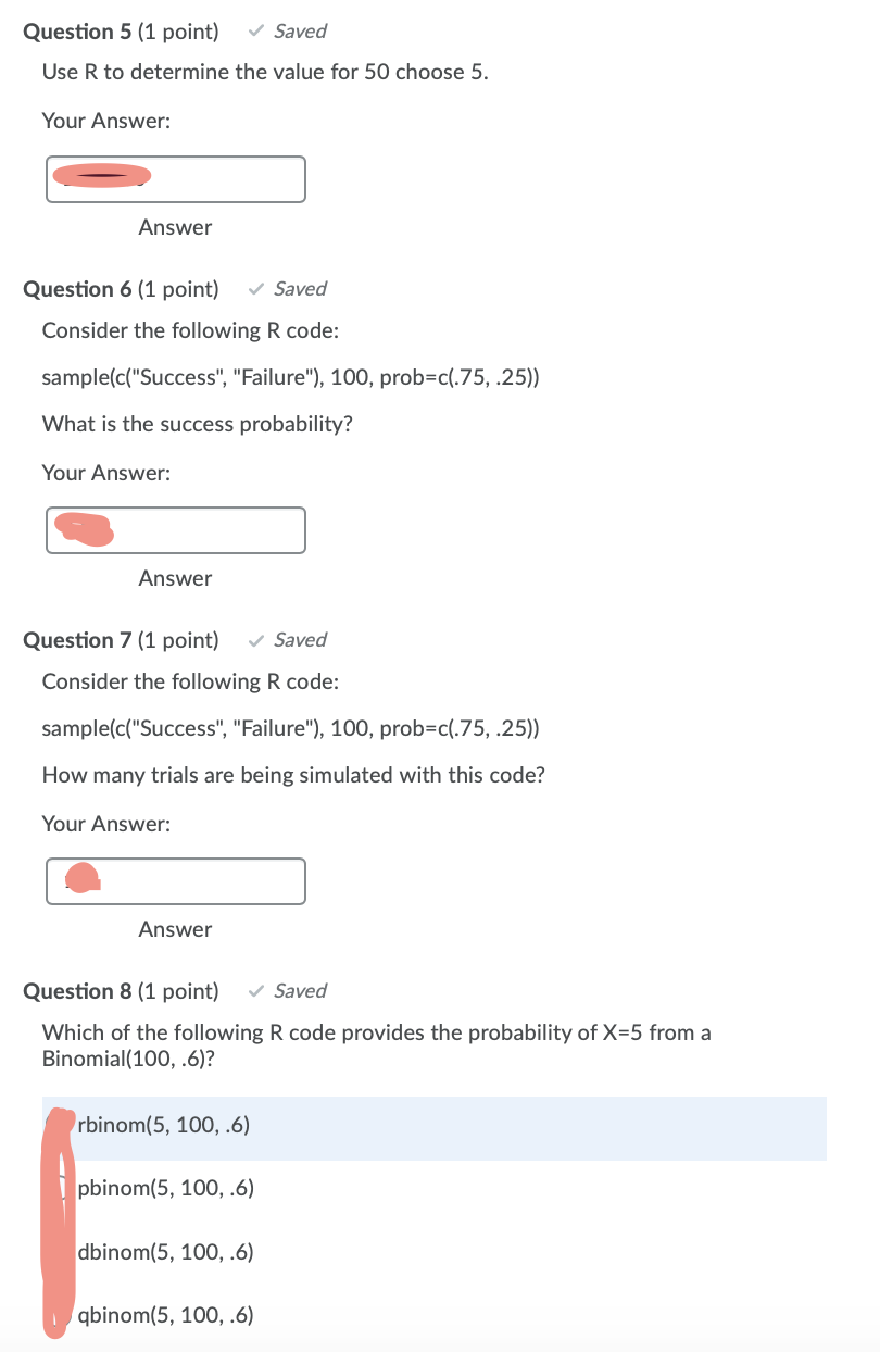 Solved Question 1 (1 point) Saved Suppose we have the | Chegg.com