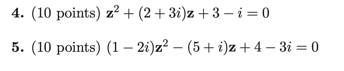 Solved Solve the following equations. Provide exact | Chegg.com