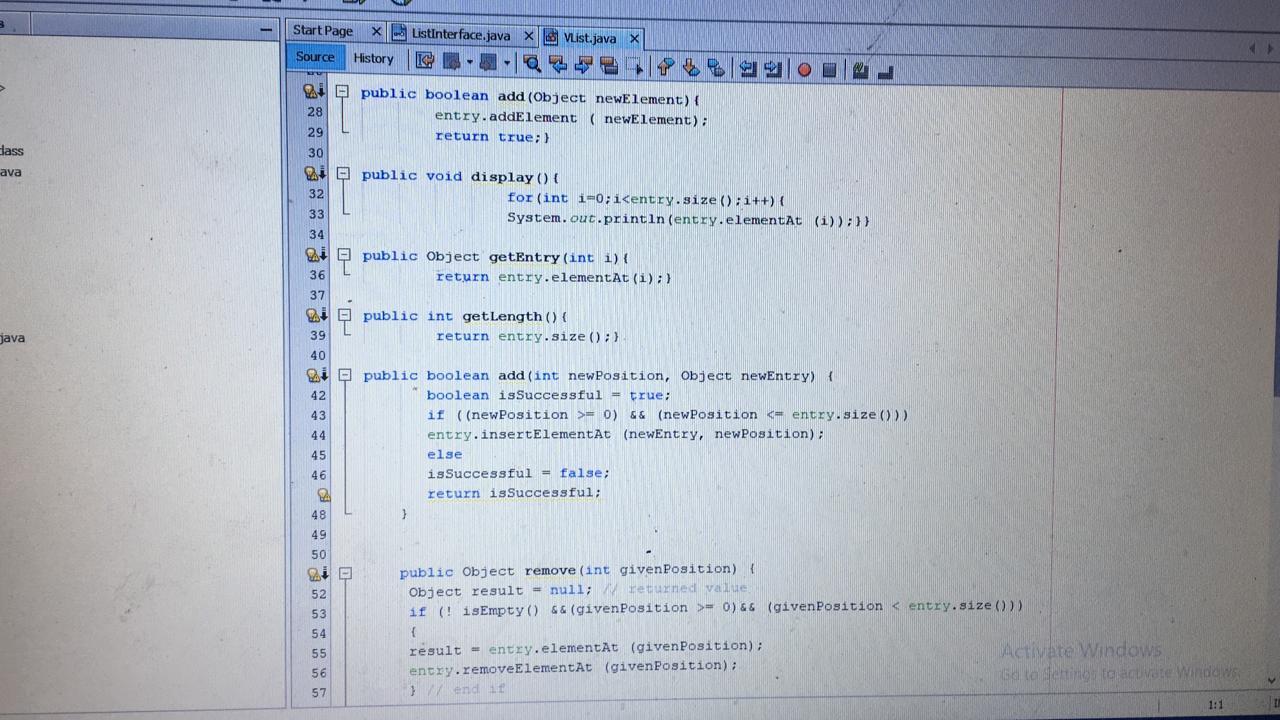 Solved Data Structure Lab Lab Number 5 Subject V List Chegg Com