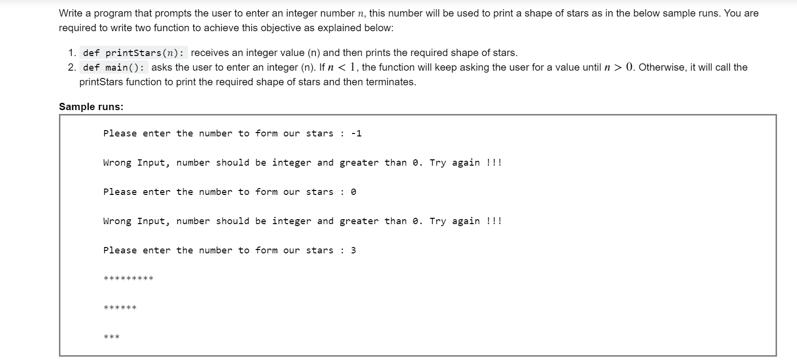 Solved Write a program that prompts the user to enter an | Chegg.com
