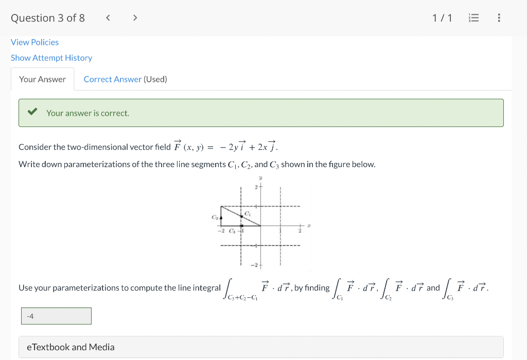 Solved Your Answer Is Correct. Consider The Two-dimensional | Chegg.com