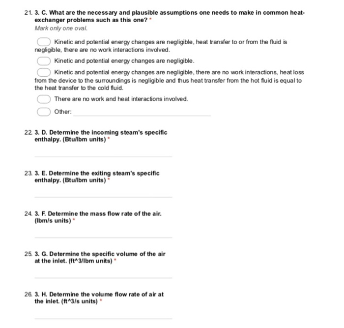 Solved Problem3 In a steam heating system, air is heated