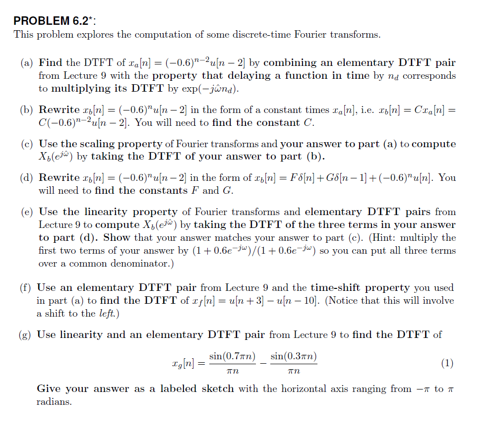 Solved Need The Solutions For All Parts From A To G Chegg Com
