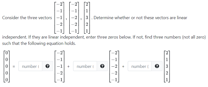 Solved -1 Consider The Three Vectors -1 -2 3 -2 -2 1 3. | Chegg.com