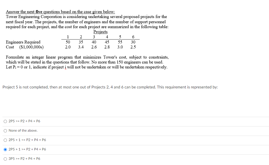 Solved Answer the next five questions based on the case | Chegg.com