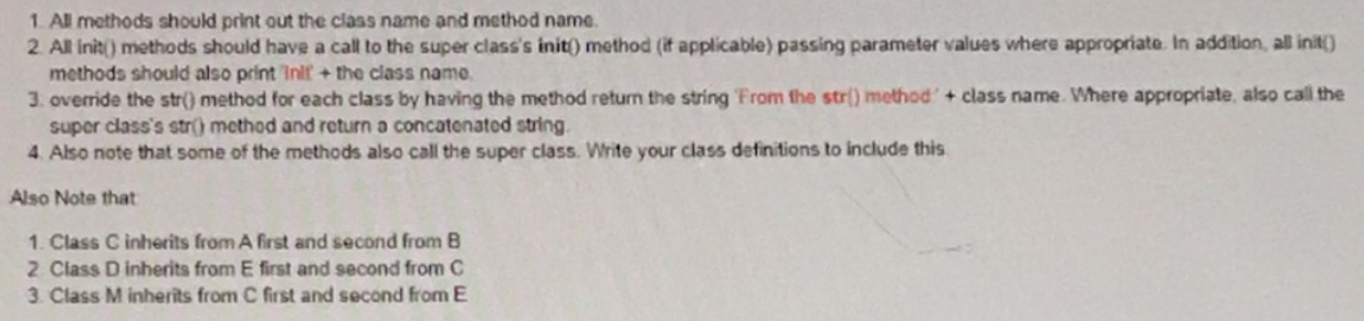 Solved Assuming all of this(and that all methods are | Chegg.com